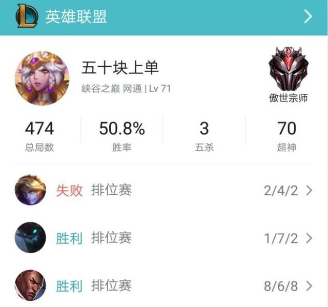 50块上单 RNG五十块打发阿乐事件 50块上单 RNG五十块打发阿乐事件