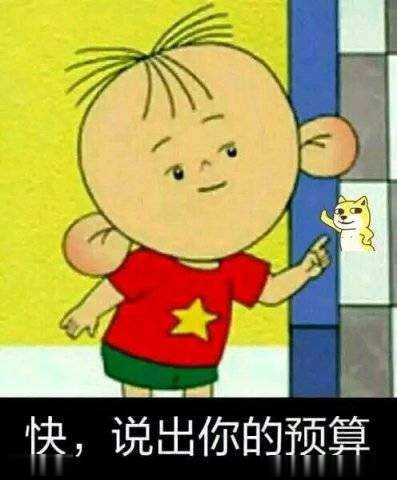 说出你的预算 说出你的预算