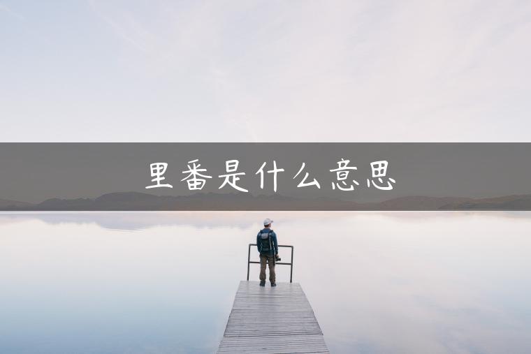 里番是什么意思